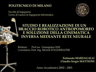 politecnico di milano facolt di ingegneria corso di laurea in ingegneria informatica
