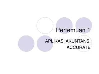 pertemuan 1