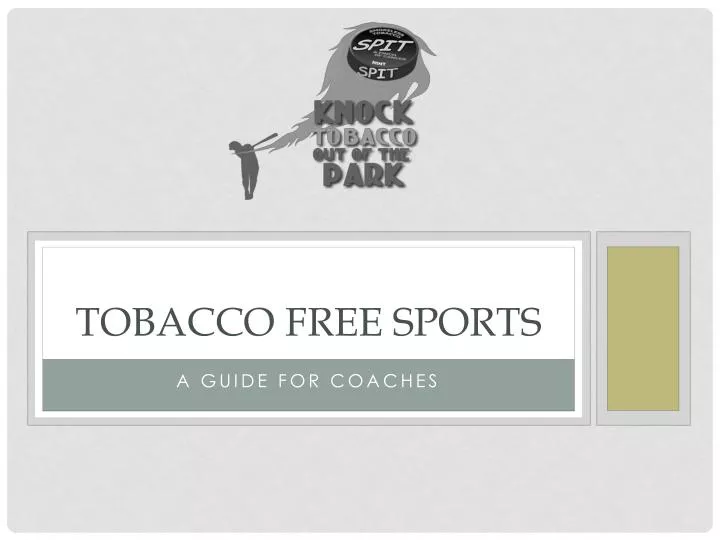 tobacco free sports