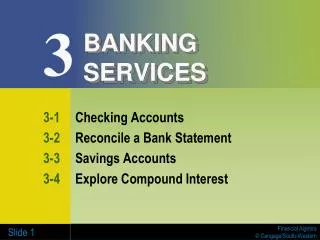 BANKING SERVICES