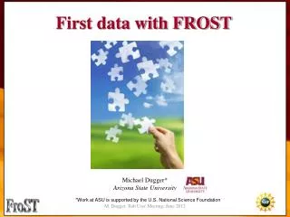 First data with FROST