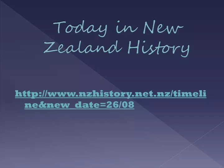 today in new zealand history