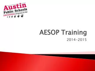 AESOP Training