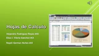 hojas de calculo