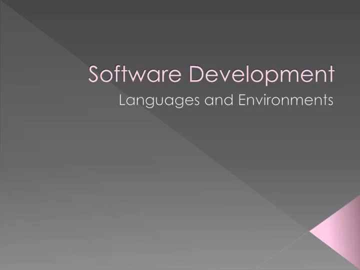 software development