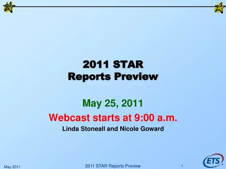 2011 star reports preview