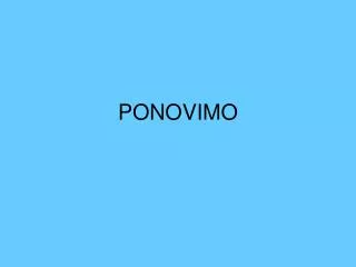 ponovimo