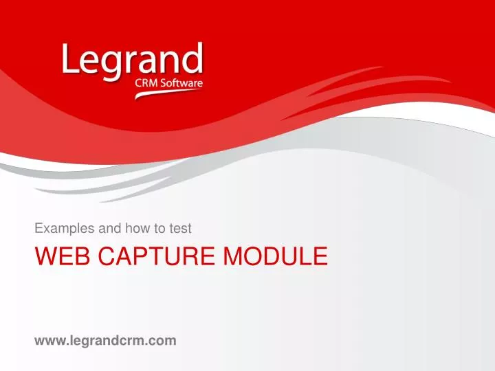 web capture module