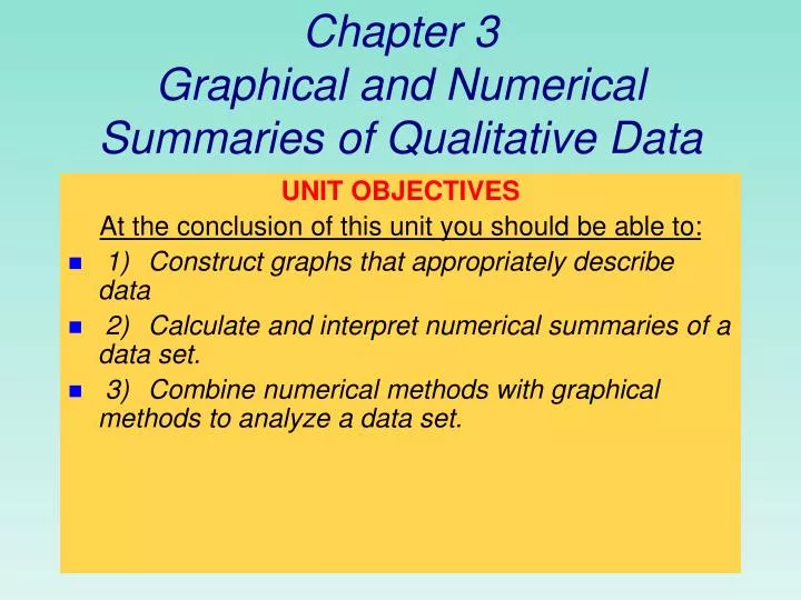 chapter 3 graphical and numerical summaries of qualitative data