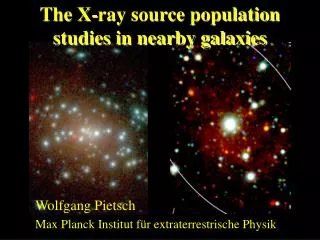 The X-ray source population studies in nearby galaxies