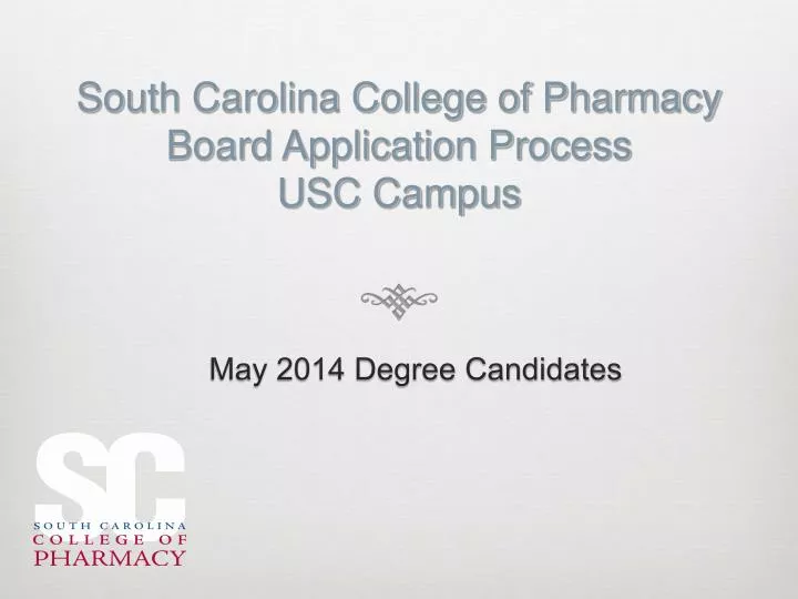 south carolina college of pharmacy board application process usc campus