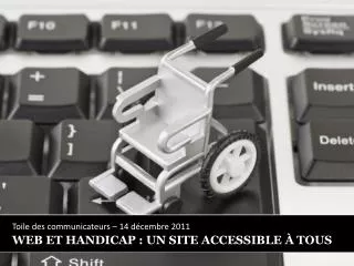 web et handicap un site accessible tous
