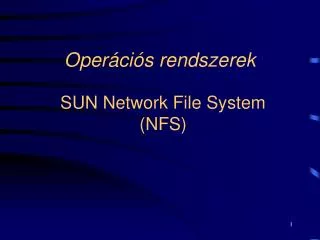 oper ci s rendszerek