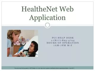 HealtheNet Web Application