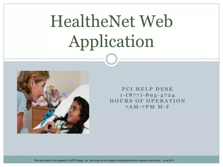 healthenet web application