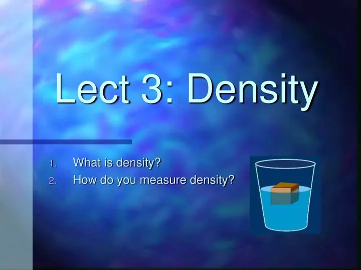 lect 3 density