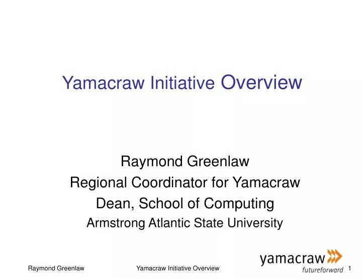 yamacraw initiative overview