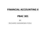 FINANCIAL ACCOUNTING II PBAC 301 - slide 1