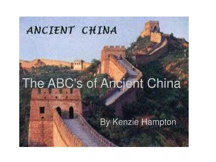 the abc s of ancient china