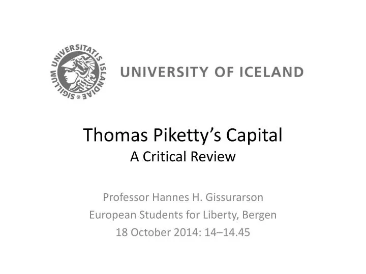 thomas piketty s capital a critical review