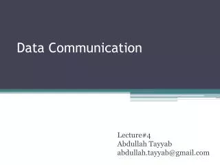 Data Communication