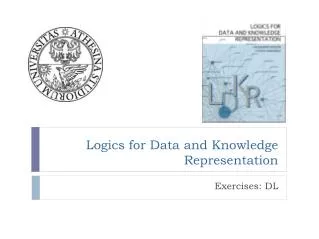 Logics for Data and Knowledge Representation