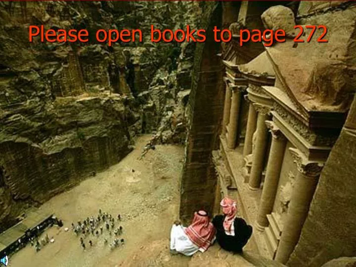 please open books to page 272