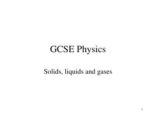 GCSE Physics