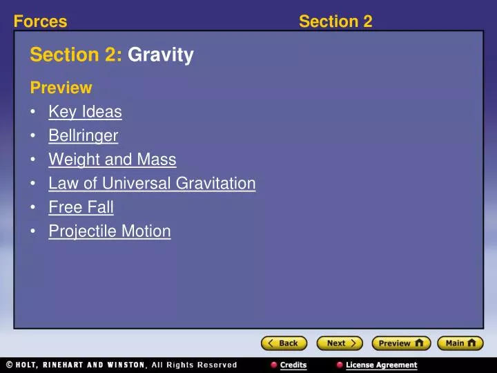 section 2 gravity