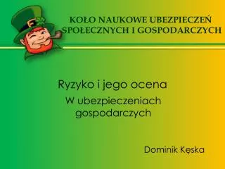 ryzyko i jego ocena