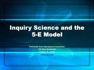 Inquiry Science and the 5-E Model