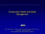 Construction Health and Safety Management - slide 1