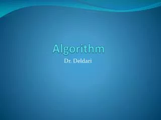 algorithm