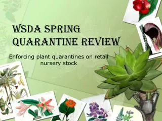 Enforcing plant quarantines on retail nursery stock