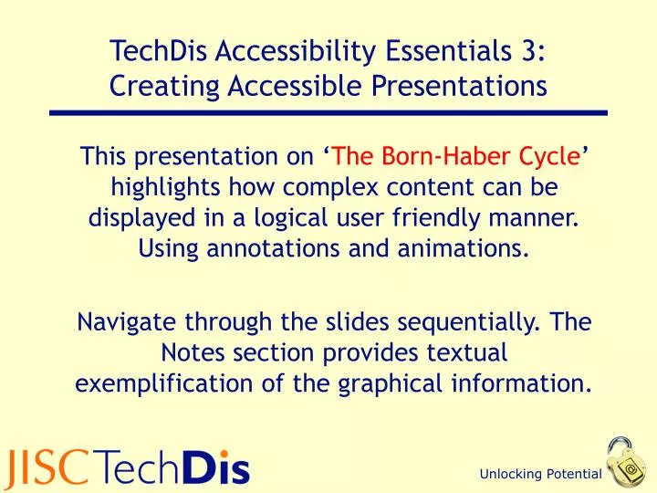 techdis accessibility essentials 3 creating accessible presentations