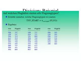 division beispiel