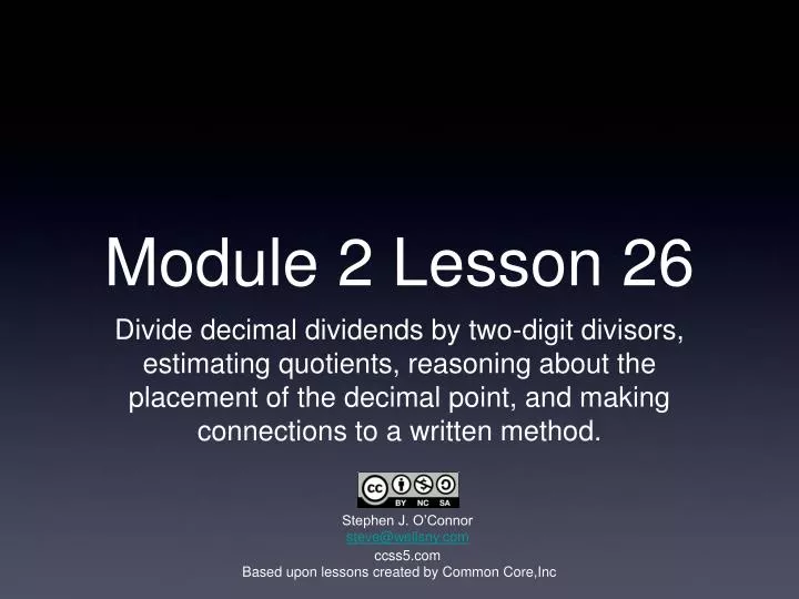 module 2 lesson 26