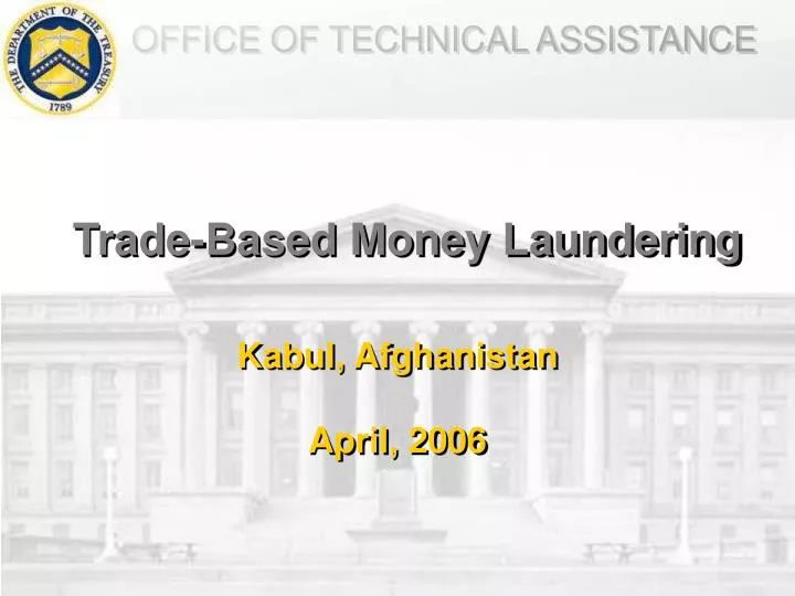 trade based money laundering