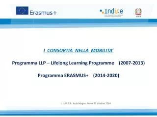 Programma LLP – Lifelong Learning Programme 2007-2013