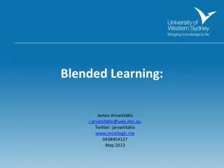 Blended Learning: