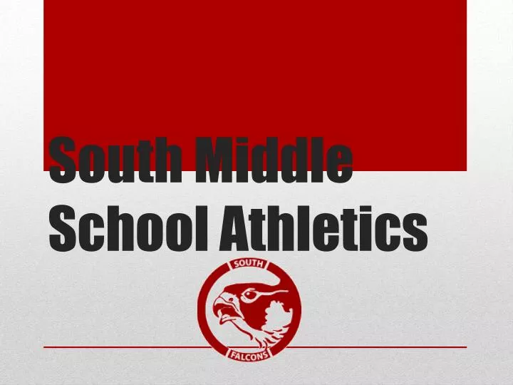 south middle school athletics