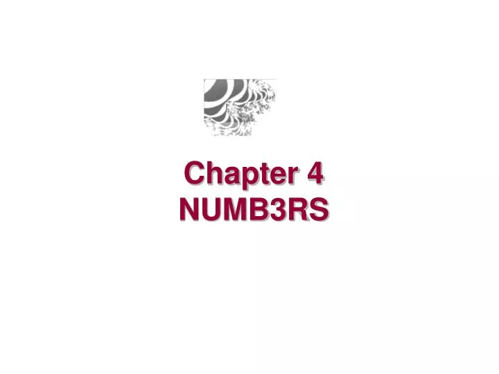 chapter 4 numb3rs