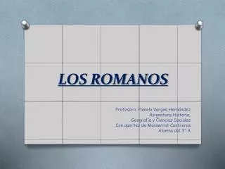 los romanos