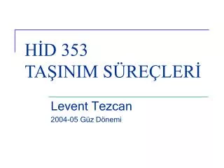 h d 353 ta inim s re ler