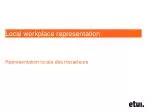 Local workplace representation - slide 1