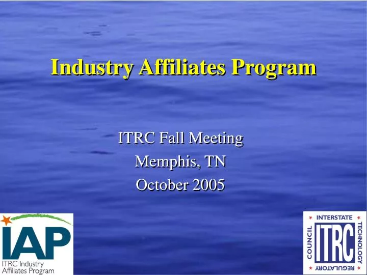 industry affiliates program