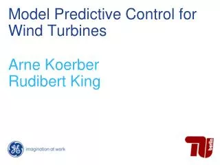 Model Predictive Control for Wind Turbines