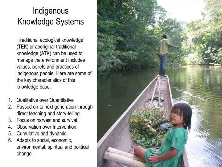 indigenous knowledge systems