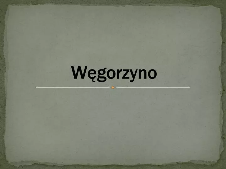 w gorzyno