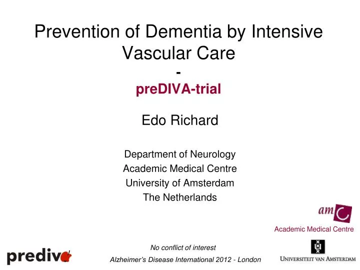 prevention of dementia by intensive vascular care prediva trial